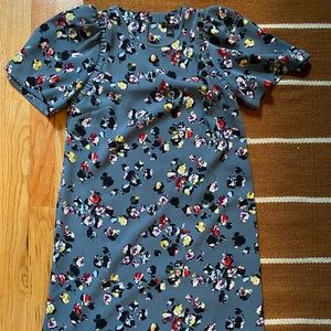 Ann Taylor floral mini dress size 00P